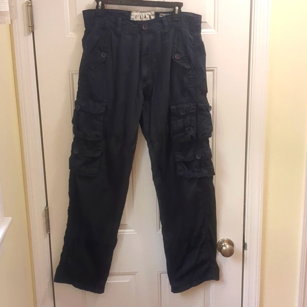 MEN'S L.A.B BLUE 9 POCKET CARGO PANTS